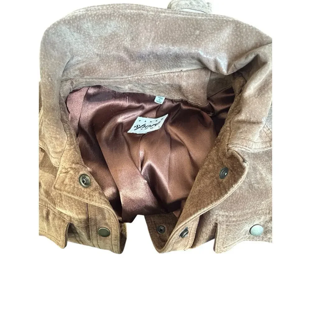 Vakko Sport Too Small Women’s Pigskin Leather Jacket Coat - Picture 10 of 12